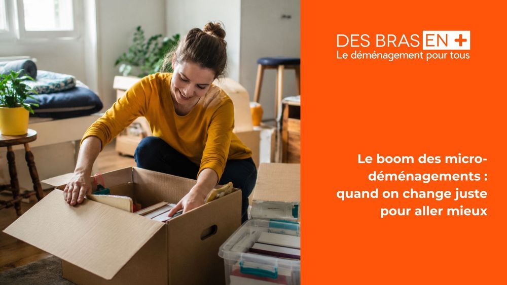 femme déballant ses cartons dans son nouveau logement